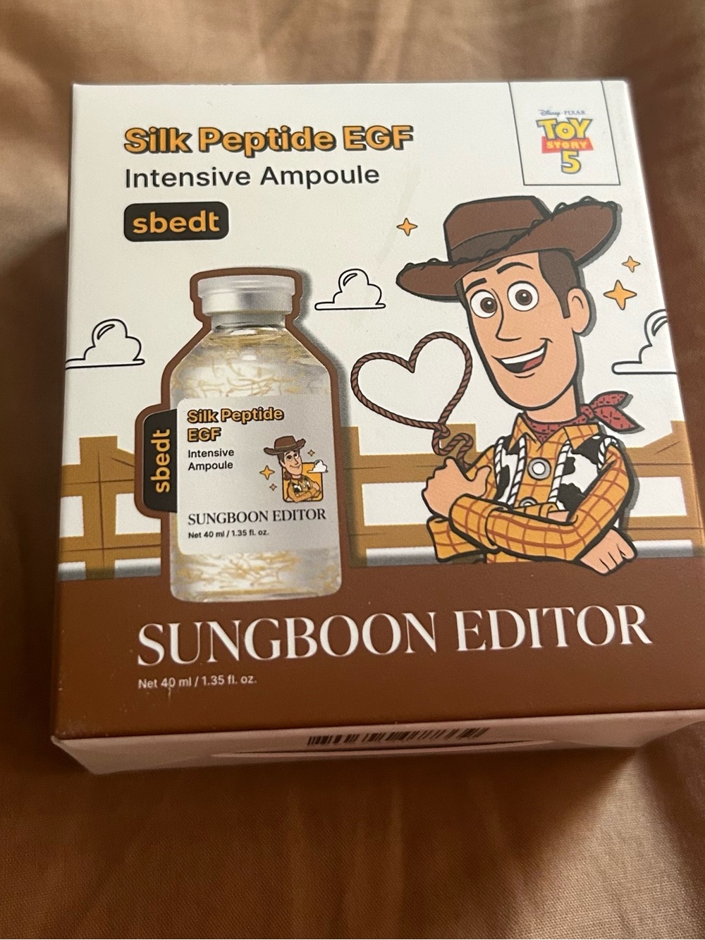 Toy Story 5 x Sungboon Editor silk peptide EGF intensive ampoule